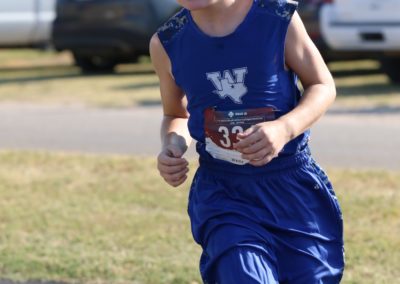 Windthorst Junior High School Track Team Boy Running