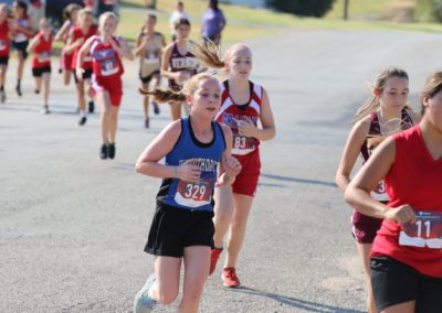 Windthorst Junior High School Girls Track Team Running